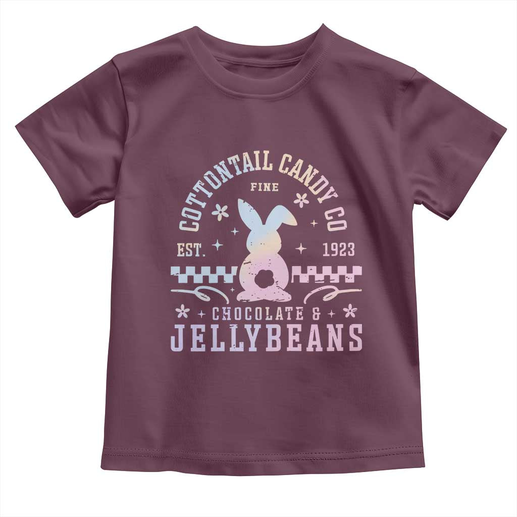 Cottontail Candy Company Easter Toddler T Shirt Carrot Bunny Rabbit Family Matching TS10 Maroon Print Your Wear