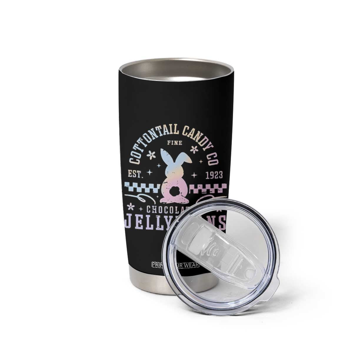 Cottontail Candy Company Easter Tumbler Cup Carrot Bunny Rabbit Family Matching TS10 Print Your Wear