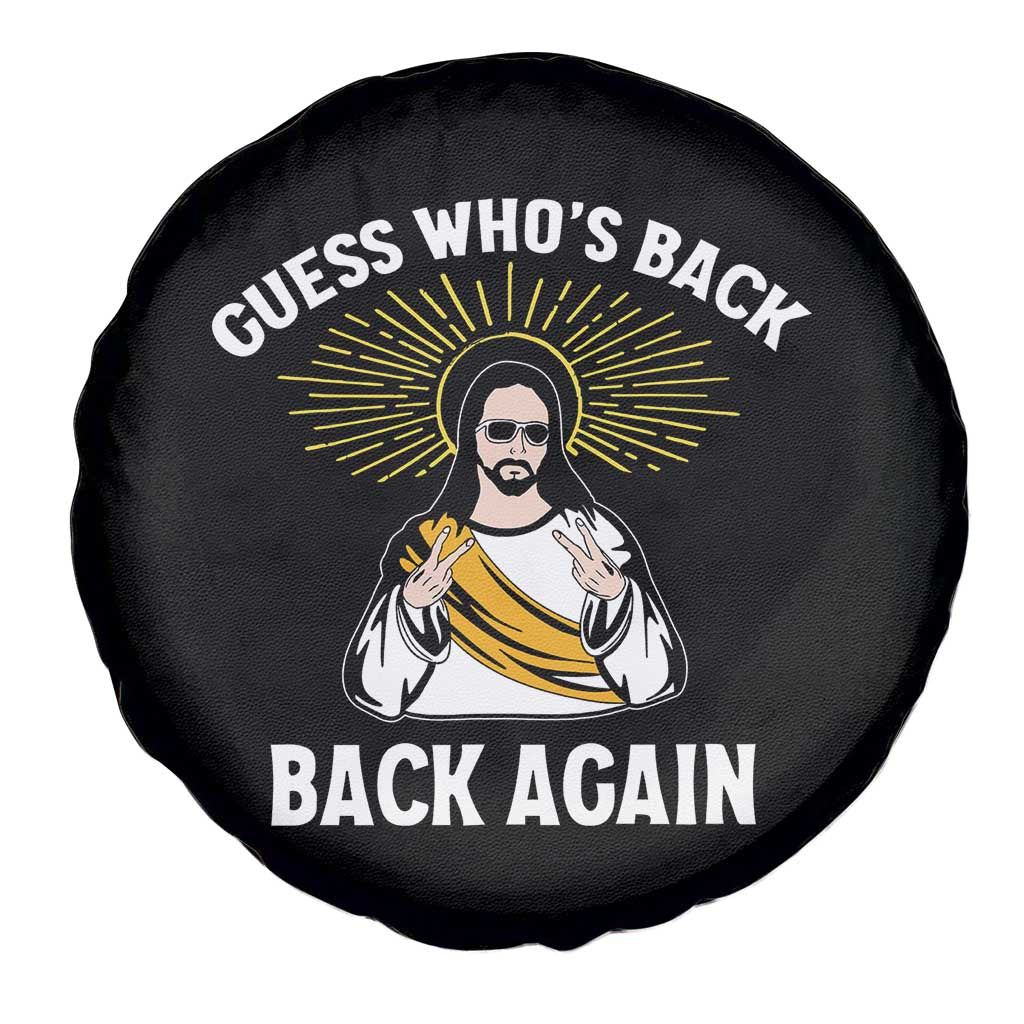 Guess Whos Back Spare Tire Cover Funny Easter Jesus TS10 Print Your Wear