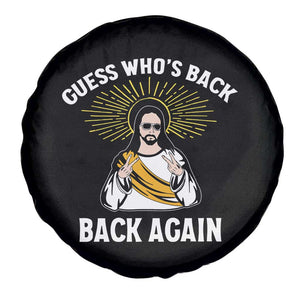 Guess Whos Back Spare Tire Cover Funny Easter Jesus TS10 Print Your Wear