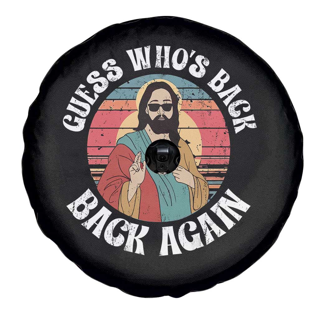 Funny Easter Jesus Spare Tire Cover Retro Vintage Guess Whos Back Again TS10 Print Your Wear