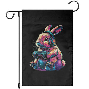 Gamer Rabbit Garden Flag Cute Bunny Gaming Eggs Funny Video Games Easter TS10 Black Print Your Wear