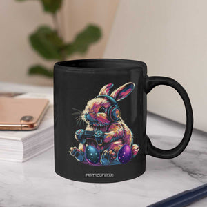Gamer Rabbit Coffee Mug Cute Bunny Gaming Eggs Funny Video Games Easter TS10 Print Your Wear