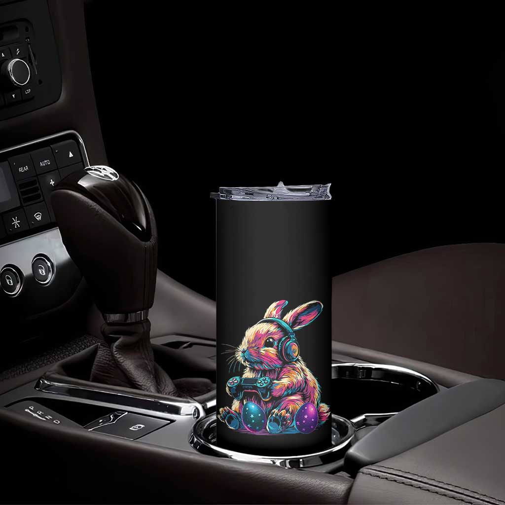 Gamer Rabbit Skinny Tumbler Cute Bunny Gaming Eggs Funny Video Games Easter TS10 Print Your Wear