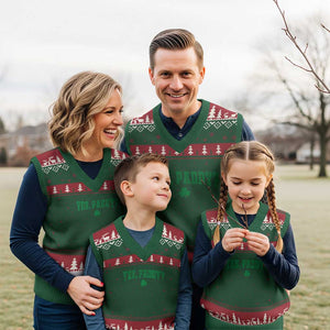 Yes Paddy Funny St Patricks Day V-Neck Knit Sweater Vest Shamrock Irish Girls TS10 Red Green Print Your Wear