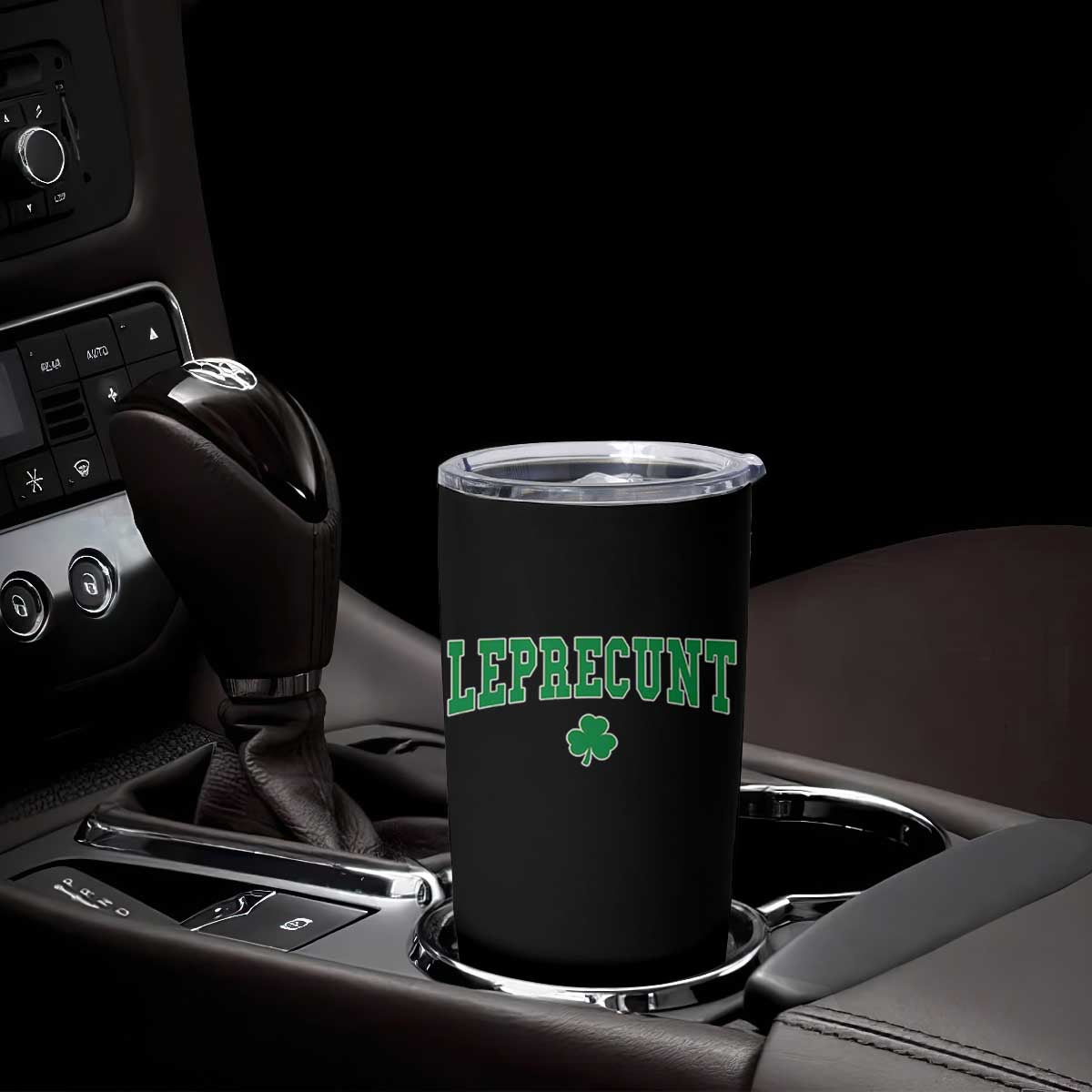 Leprecunt Shamrock Tumbler Cup St Patricks Day Funny Irish Adult Humor TS10 Print Your Wear