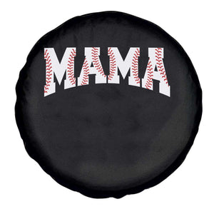Baseball Mama Spare Tire Cover Retro Varsity Baseball Season Mom Raising Ballers TS10 Print Your Wear