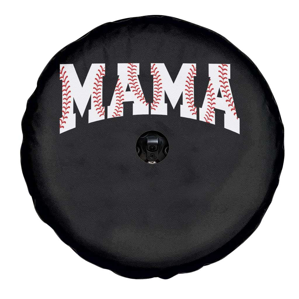 Baseball Mama Spare Tire Cover Retro Varsity Baseball Season Mom Raising Ballers TS10 Print Your Wear