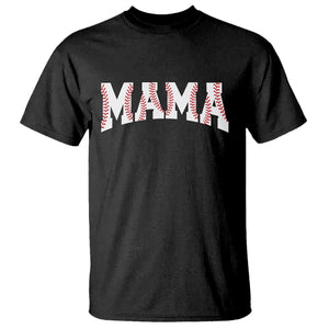 Baseball Mama T Shirt Retro Varsity Baseball Season Mom Raising Ballers TS10 Black Print Your Wear
