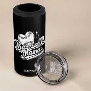 Baseball Mama 4 in 1 Can Cooler Tumbler Baseball Season Mom Raising Ballers TS10 Print Your Wear