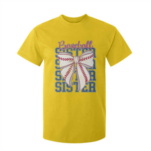 Baseball Sister T Shirt For Kid Coquette Bow Biggest Fan Sport Lovers Girl TS10 Daisy Print Your Wear