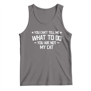 Funny Dog Lovers Tank Top You Cant Tell Me What To Do You Are Not My Dog TS10 Deep Heather Print Your Wear