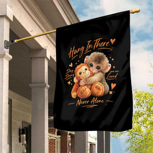 Cute Baby Monkey Punch Garden Flag Adorable Emotional Graphic Little Punch TS10 Print Your Wear