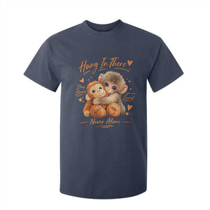 Cute Baby Monkey Punch T Shirt For Kid Adorable Emotional Graphic Little Punch TS10 Navy Print Your Wear