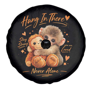 Cute Baby Monkey Punch Spare Tire Cover Adorable Emotional Graphic Little Punch TS10 Print Your Wear