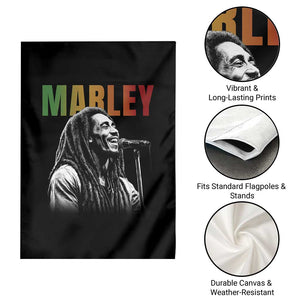 Vintage Marley Garden Flag Rastaman Jamaica Jamaican Rasta Reggage Music TS10 Print Your Wear