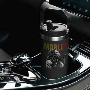 Vintage Marley Flip Straw Tumbler Rastaman Jamaica Jamaican Rasta Reggage Music TS10 Print Your Wear