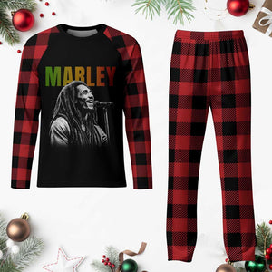 Vintage Marley Plaid Pajama Set Rastaman Jamaica Jamaican Rasta Reggage Music TS10 Buffalo Plaid Print Your Wear