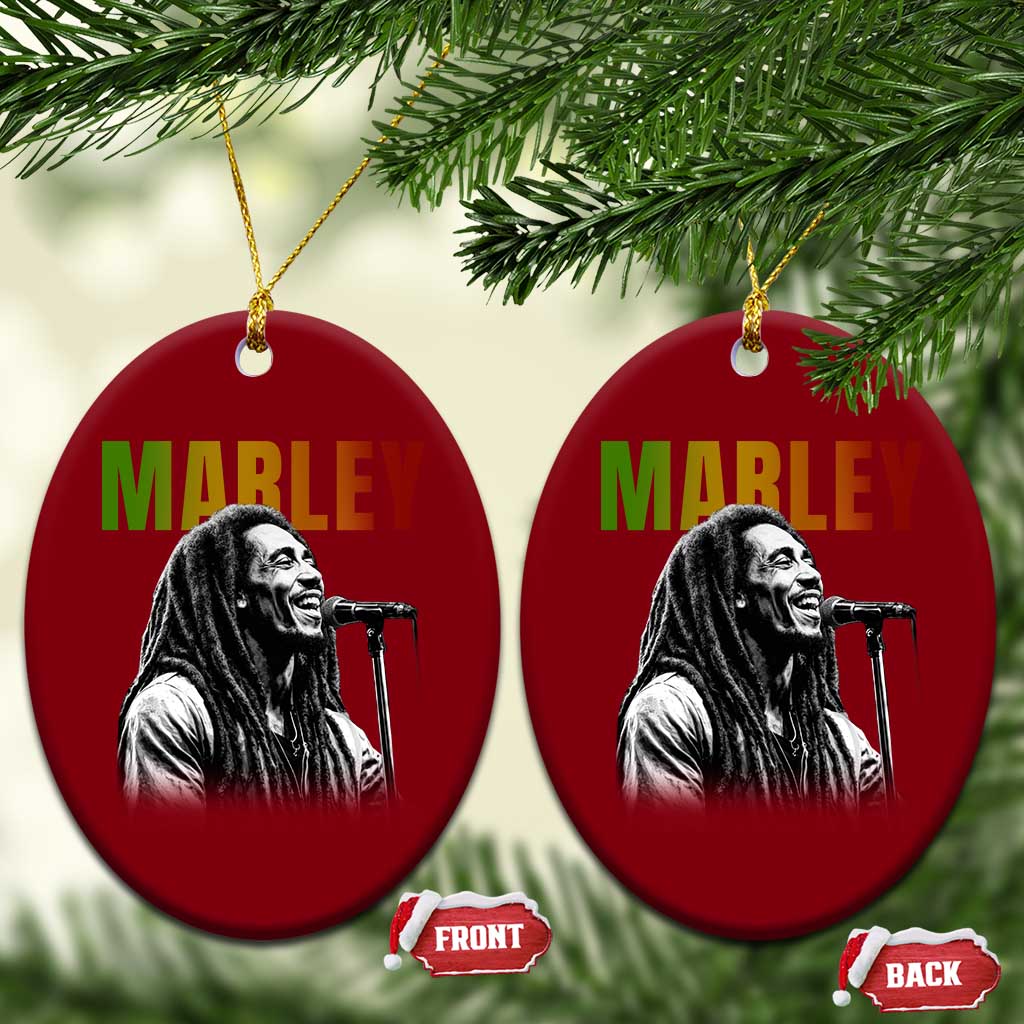 Vintage Marley Ceramic Ornament Rastaman Jamaica Jamaican Rasta Reggage Music TS10 Print Your Wear