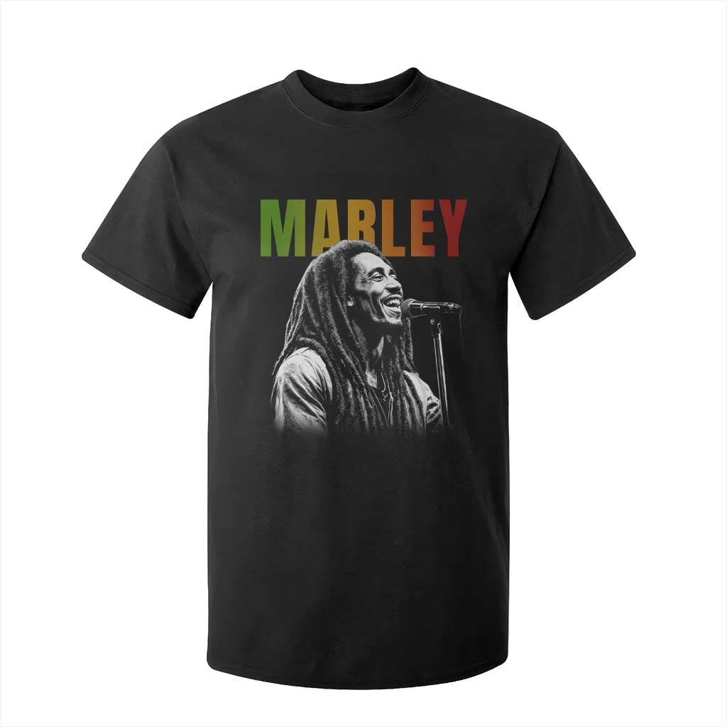 Vintage Marley T Shirt For Kid Rastaman Jamaica Jamaican Rasta Reggage Music TS10 Black Print Your Wear
