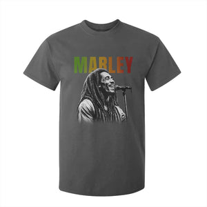 Vintage Marley T Shirt For Kid Rastaman Jamaica Jamaican Rasta Reggage Music TS10 Dark Heather Print Your Wear