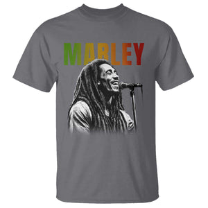 Vintage Marley T Shirt Rastaman Jamaica Jamaican Rasta Reggage Music TS10 Charcoal Print Your Wear