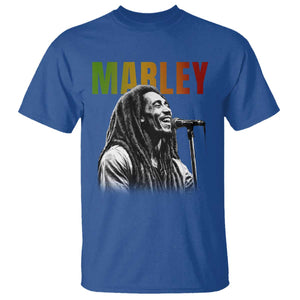 Vintage Marley T Shirt Rastaman Jamaica Jamaican Rasta Reggage Music TS10 Royal Blue Print Your Wear