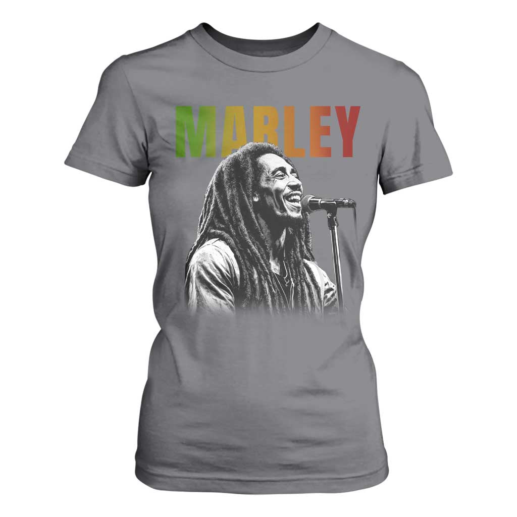 Vintage Marley T Shirt For Women Rastaman Jamaica Jamaican Rasta Reggage Music TS10 Charcoal Print Your Wear