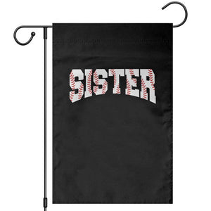 Baseball Sister Garden Flag Retro Varsity Baseball Season Family TS10 Black Print Your Wear
