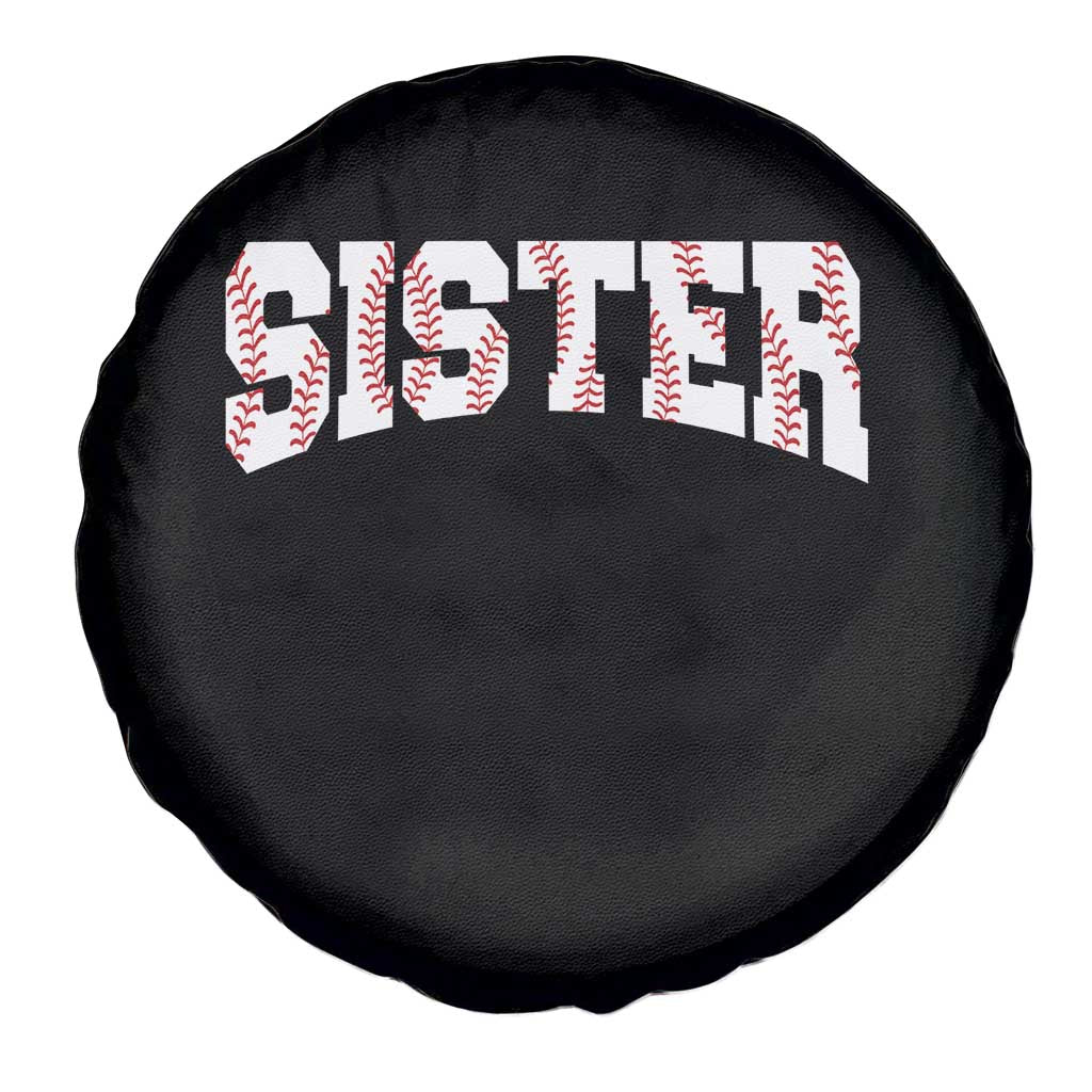 Baseball Sister Spare Tire Cover Retro Varsity Baseball Season Family TS10 Print Your Wear
