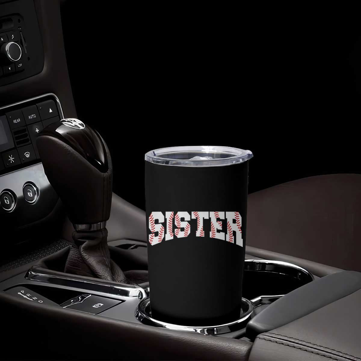 Baseball Sister Tumbler Cup Retro Varsity Baseball Season Family TS10 Print Your Wear