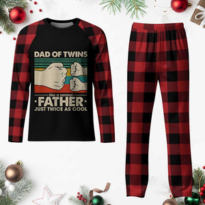 Retro Twin Dad Plaid Pajama Set Like A Normal But Just Twice As Cool TS10 Buffalo Plaid Print Your Wear