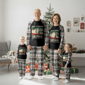 Retro Twin Dad Plaid Pajama Set Like A Normal But Just Twice As Cool TS10 Christmas Plaid Print Your Wear