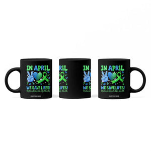 Donate Life Month Coffee Mug In April We Save Lives Organ Donation TS10 Print Your Wear