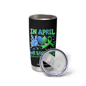 Donate Life Month Tumbler Cup In April We Save Lives Organ Donation TS10 Print Your Wear