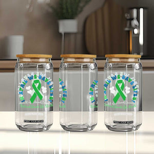 National Donate Life Month Glass Can Green Ribbon Organ Donation In April We Save Lives TS10 Print Your Wear