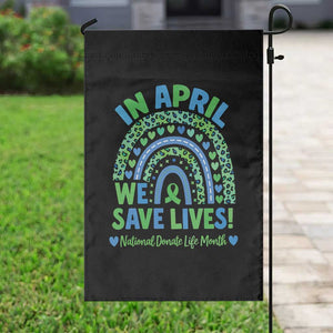 National Donate Life Month Garden Flag In April We Save Lives Organ Donation Support Green Ribbon TS10 Print Your Wear