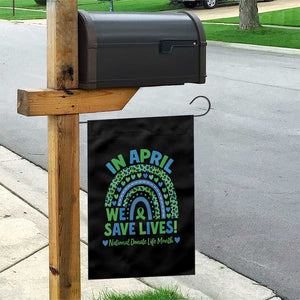 National Donate Life Month Garden Flag In April We Save Lives Organ Donation Support Green Ribbon TS10 Print Your Wear