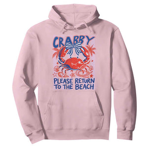 Summer Vacation Hoodie If Crabby Return To Beach Retro Graphic