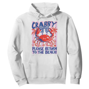 Summer Vacation Hoodie If Crabby Return To Beach Retro Graphic