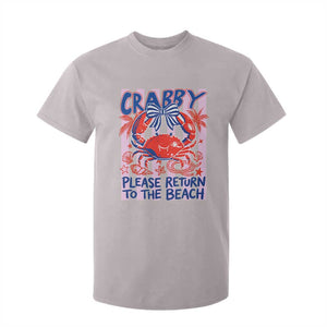 Summer Vacation T Shirt For Kid If Crabby Return To Beach Retro Graphic