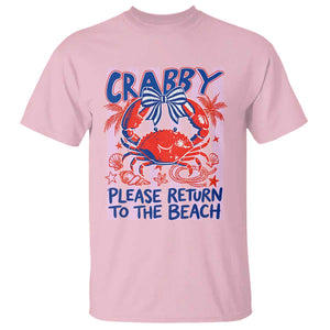 Summer Vacation T Shirt If Crabby Return To Beach Retro Graphic