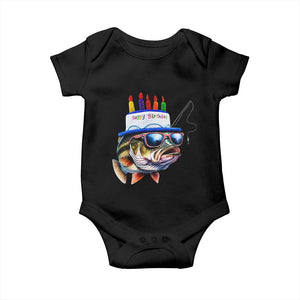 Bass Fishing Birthday Baby Onesie Fish Party Theme