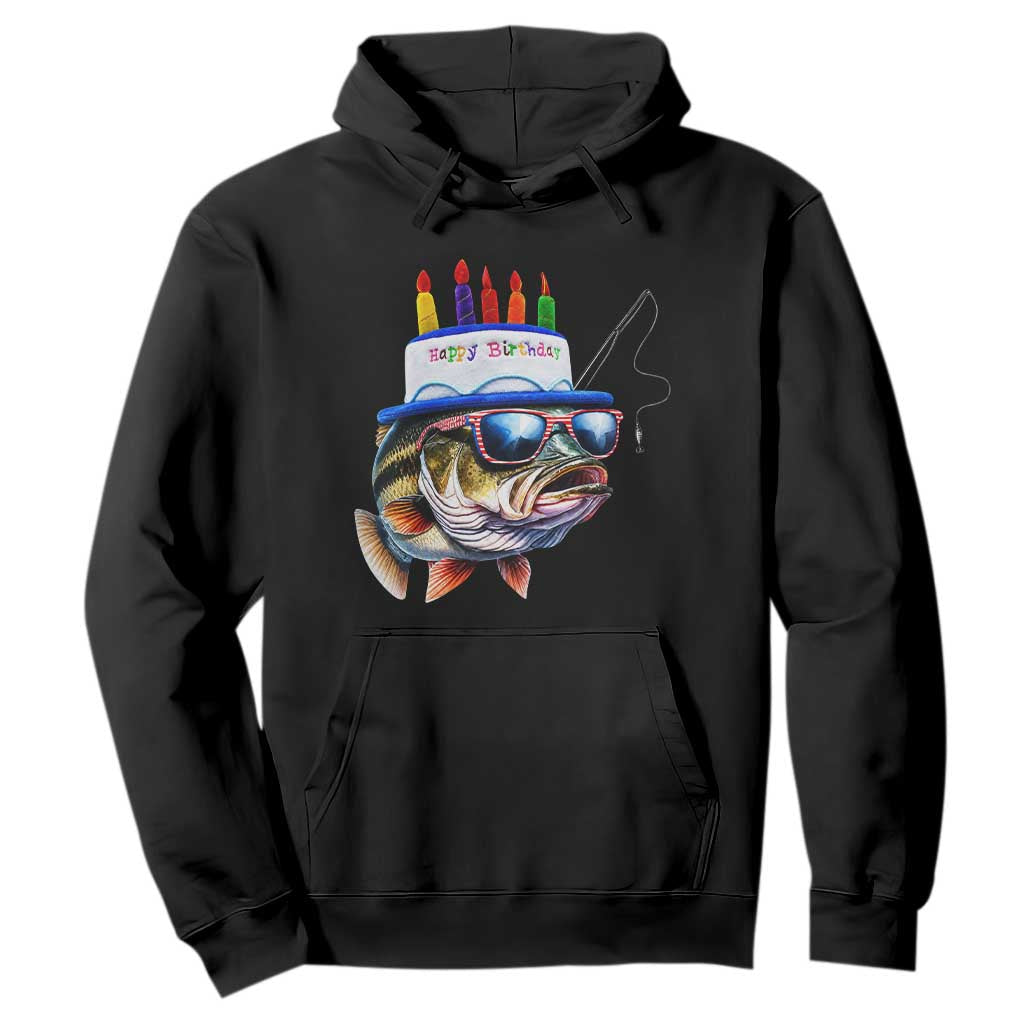 Bass Fishing Birthday Hoodie Fish Party Theme