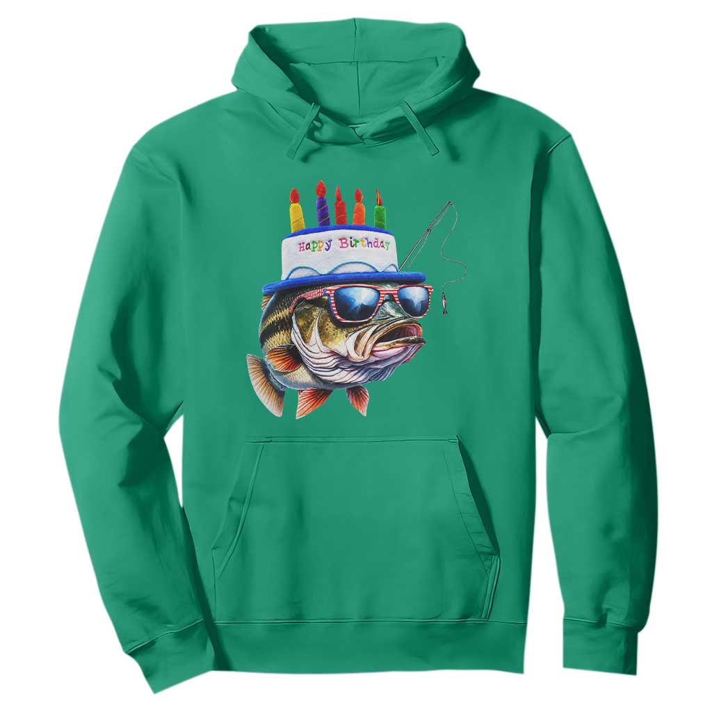 Bass Fishing Birthday Hoodie Fish Party Theme