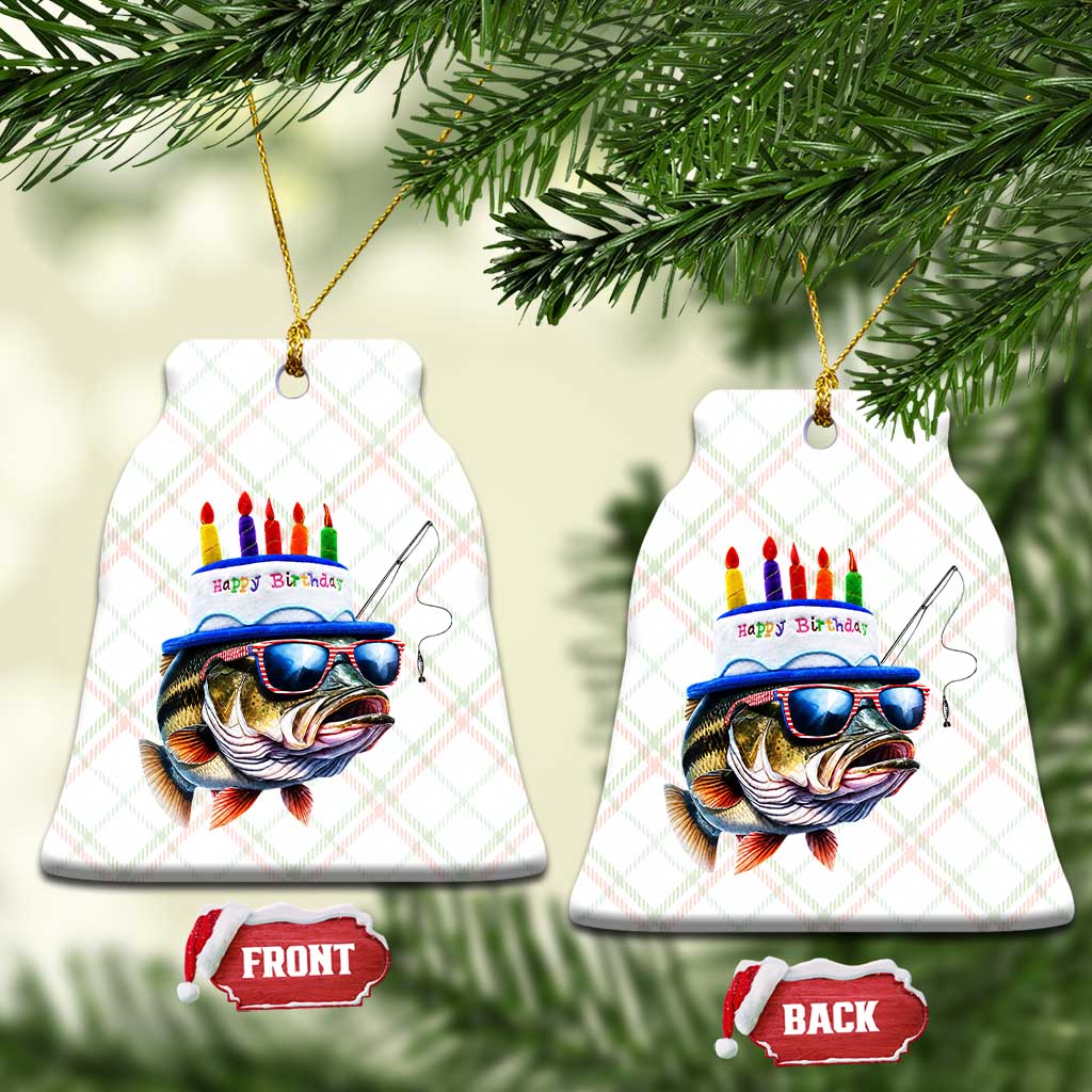 Bass Fishing Birthday Ceramic Ornament Fish Party Theme