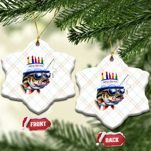 Bass Fishing Birthday Ceramic Ornament Fish Party Theme