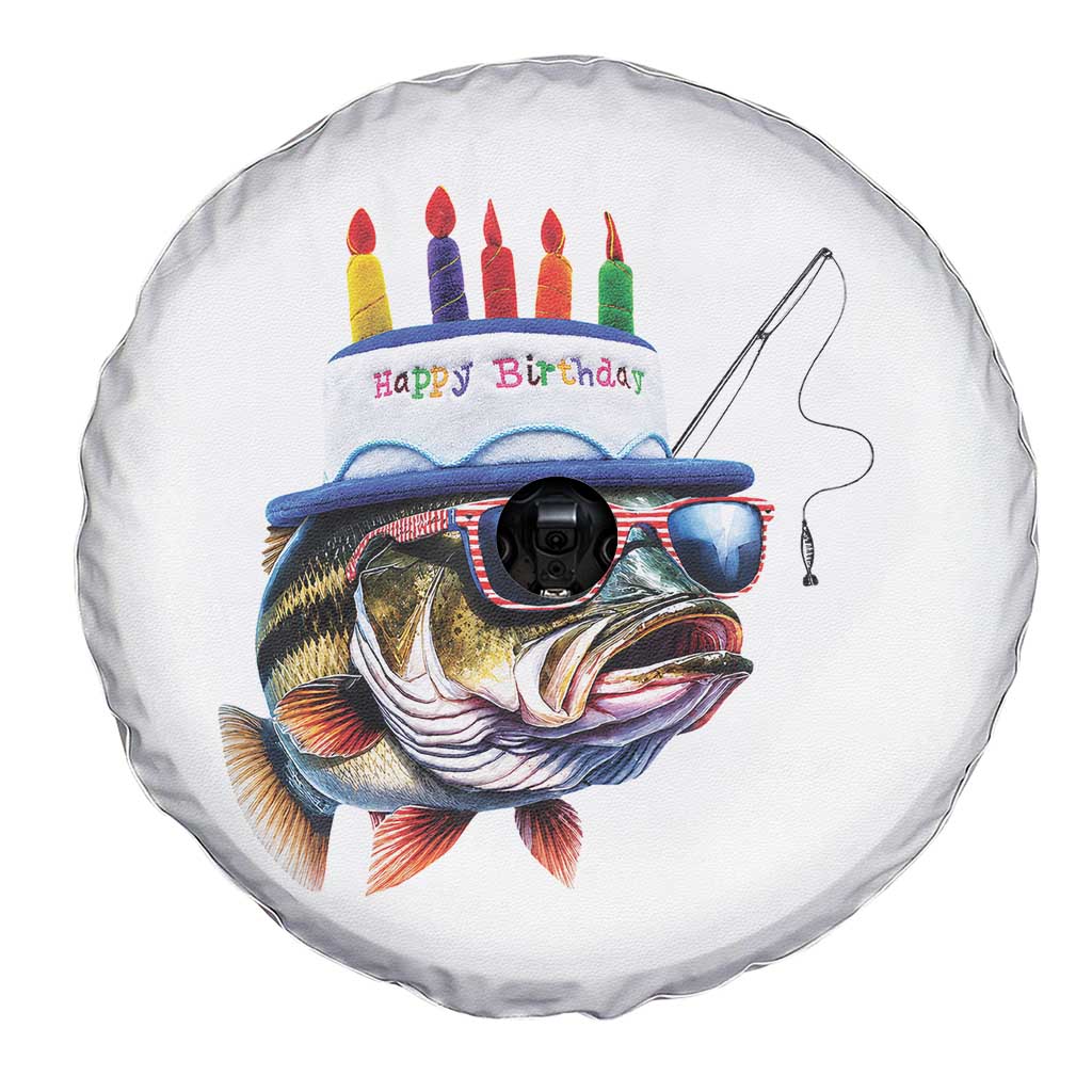 Bass Fishing Birthday Spare Tire Cover Fish Party Theme