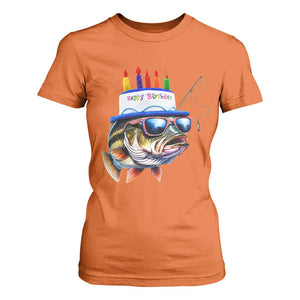 Bass Fishing Birthday T Shirt For Women Fish Party Theme