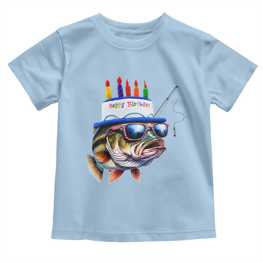 Bass Fishing Birthday Toddler T Shirt Fish Party Theme